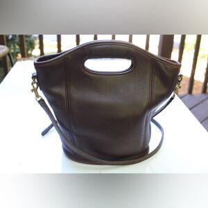 Vintage Coach shopper bucket bag